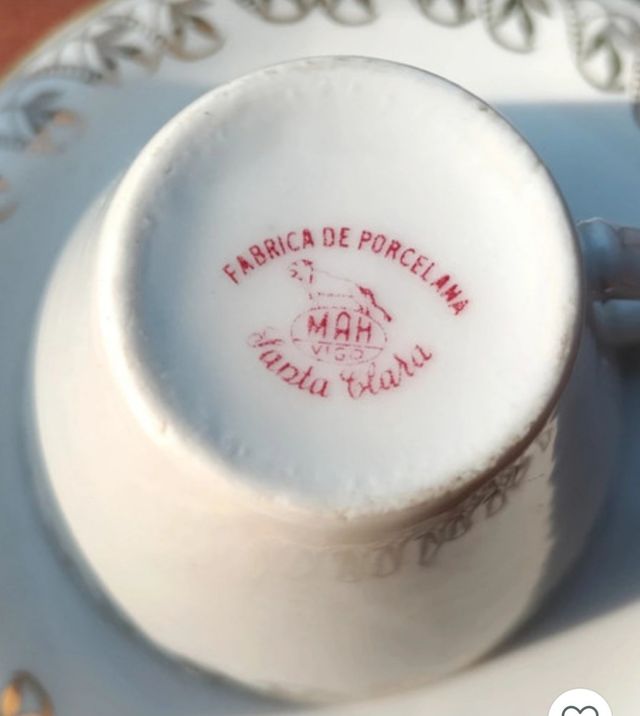 Juego té Santa Clara - Porcelana