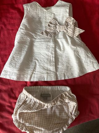 Conjunto OCONUT bebé niña vichy