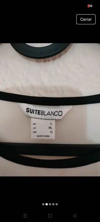 Vestido Stradivarius flores-tul blanco-negro