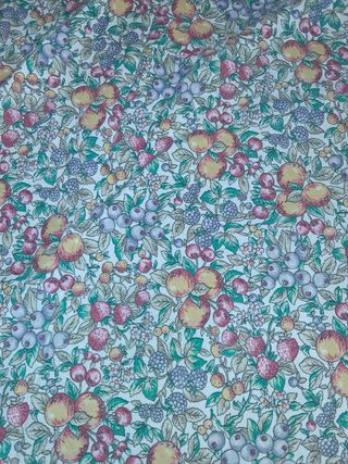 Tovaglia tonda puro Cotone Motivi frutta colorata