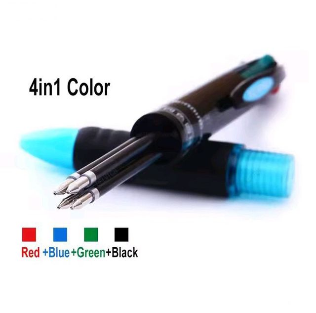Bolígrafo 4 colores - Pluma multifuncional
