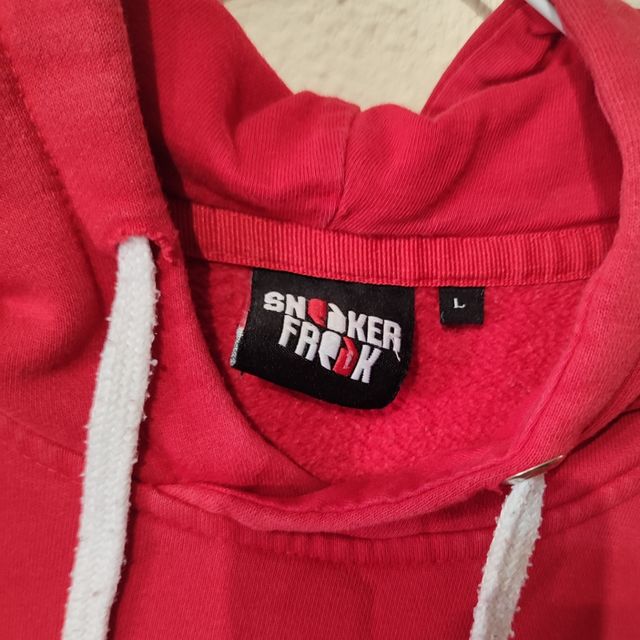 Sudadera roja Sneaker Freak hombre.