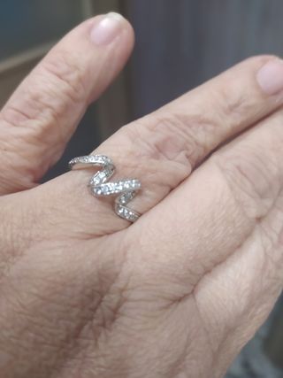 Anillo plata círculos - 19mm