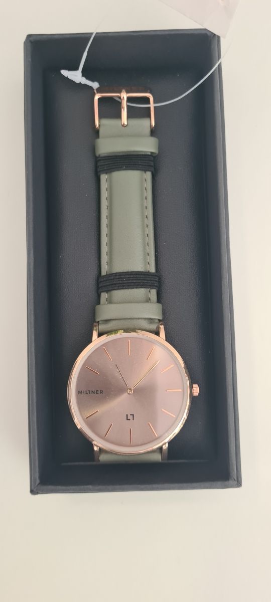 Reloj Milner dorado y verde oliva