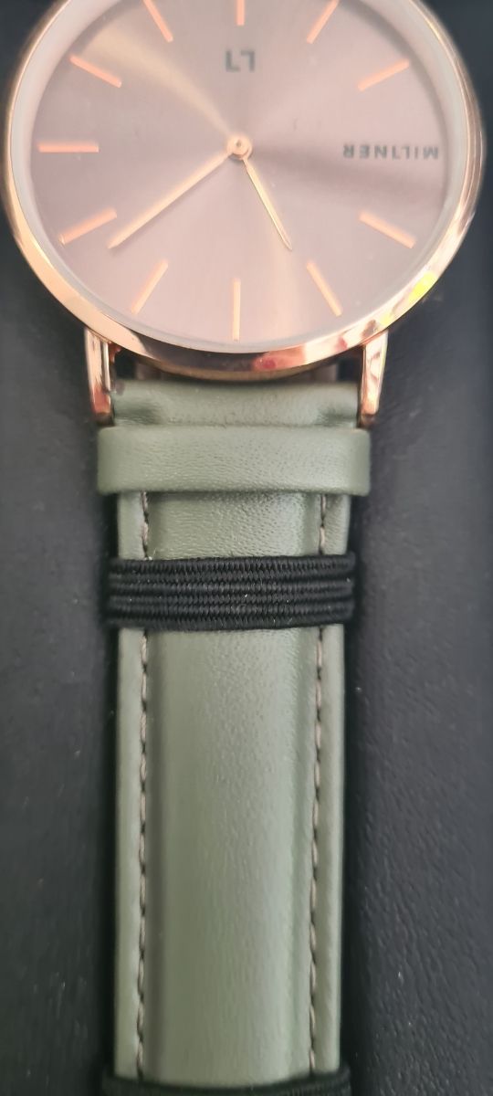 Reloj Milner dorado y verde oliva