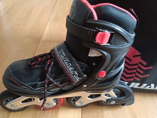 Patines en línea Tijuana 34-37 y bolso transporte