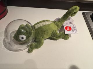 Raro Peluche UGO  Camaleonte per TVsat by TRUDI