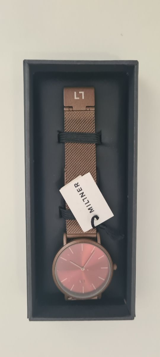 Reloj Milner marrón-rojo