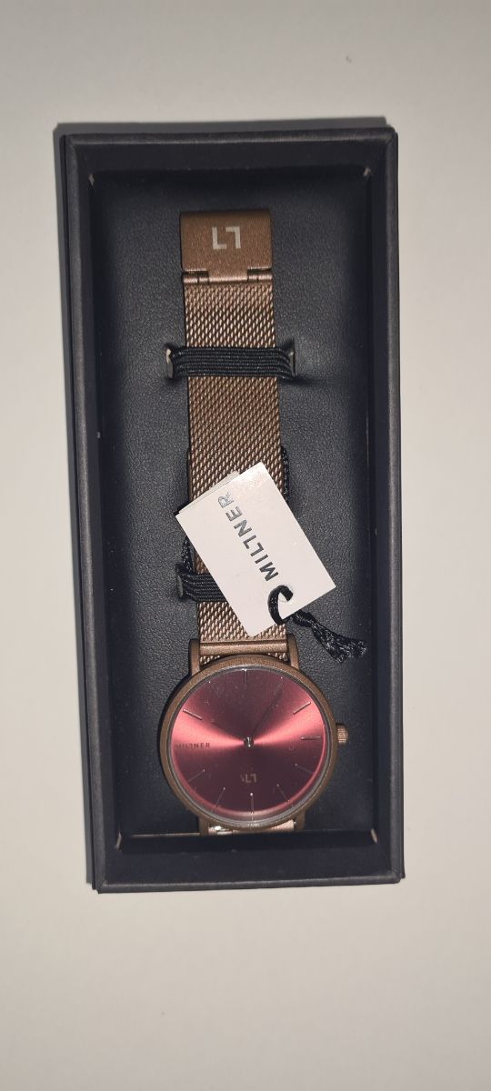 Reloj Milner marrón-rojo