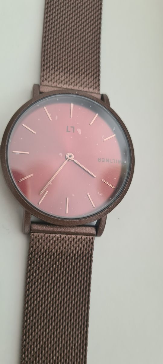 Reloj Milner marrón-rojo
