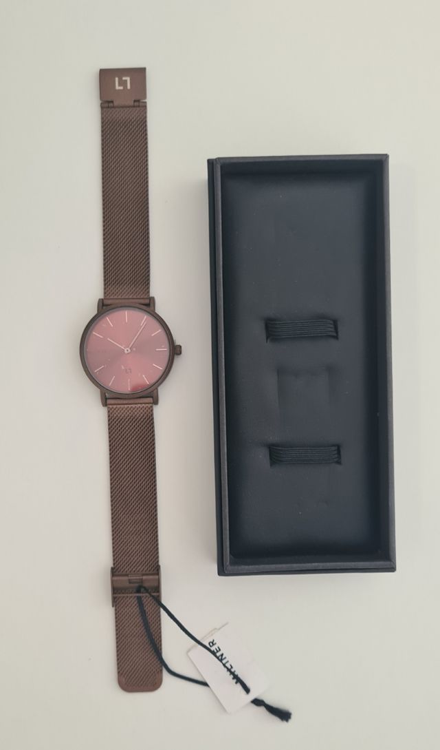 Reloj Milner marrón-rojo
