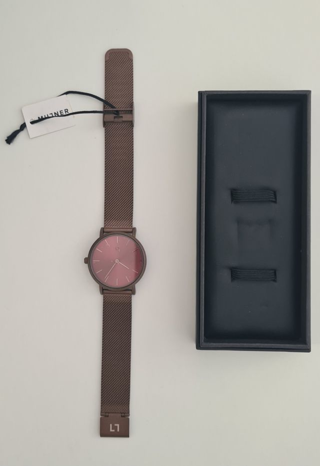 Reloj Milner marrón-rojo