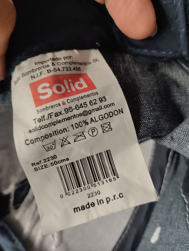 Gorra con nombre Mía