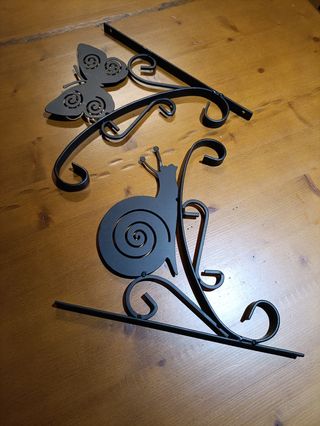 Colgadores de pared: Mariposa y Caracol