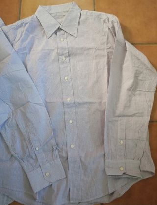 2 Camicie a righe blu e bianche