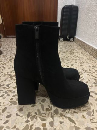 Botines negros Pull & Bear plataforma