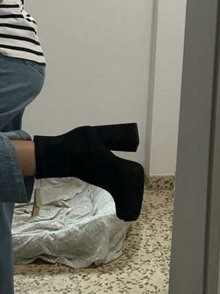 Botines negros Pull & Bear plataforma
