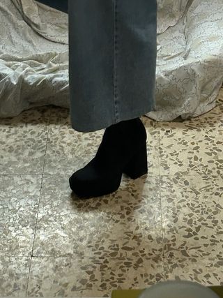Botines negros Pull & Bear plataforma