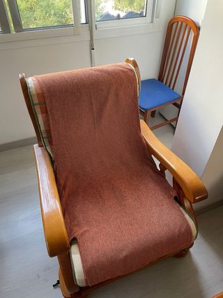 Sofá 3 plazas y 2 individuales de madera