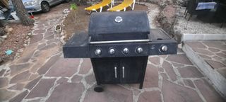Barbacoa exterior 4 fuegos un botano