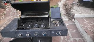 Barbacoa exterior 4 fuegos un botano
