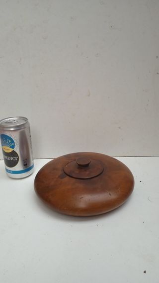 Caja joyero vacía bolsillos madera maciza caoba