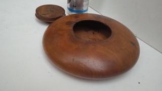 Caja joyero vacía bolsillos madera maciza caoba