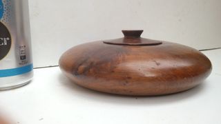 Caja joyero vacía bolsillos madera maciza caoba