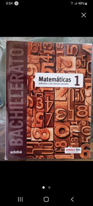 Matematicas 1  BACHILLERATO
EDEBE