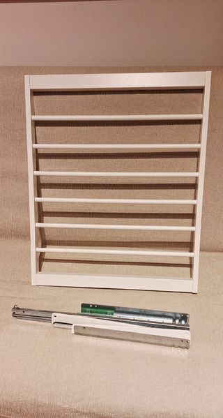Supporto pantaloni Ikea Komplement bianco