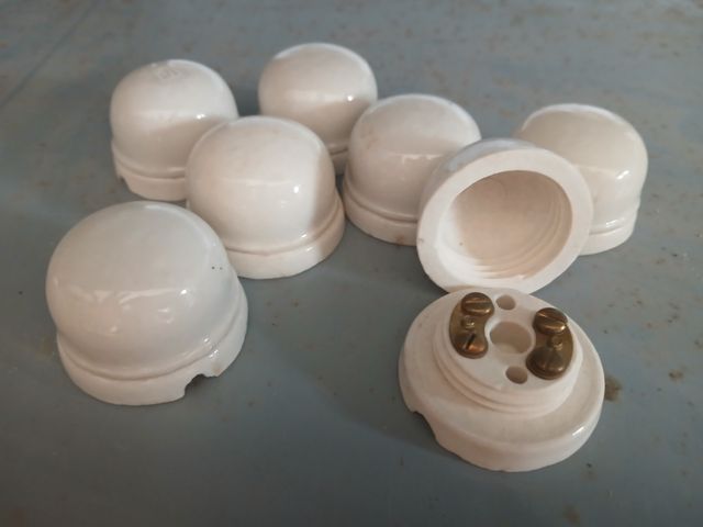 Cajas empalmes porcelana antiguas