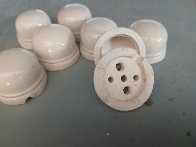 Cajas empalmes porcelana antiguas