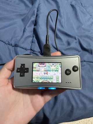 Game Boy Micro plata
