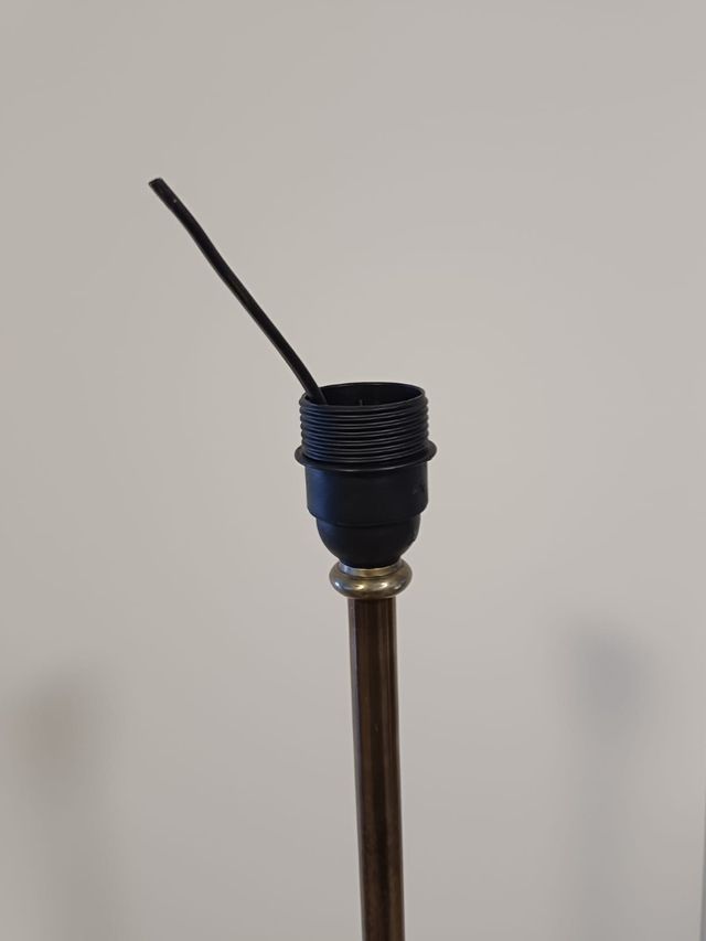 Lámpara pie marrón - Estilo vintage