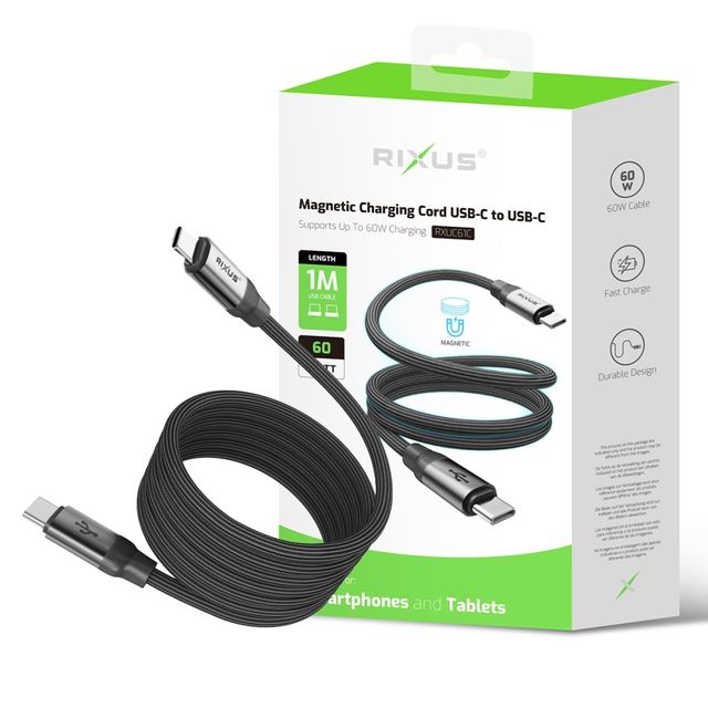 Cable RIXUS USB-C Magnético - 1m
