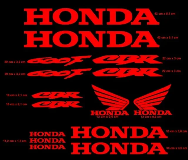 Pegatinas para honda cbr 600f