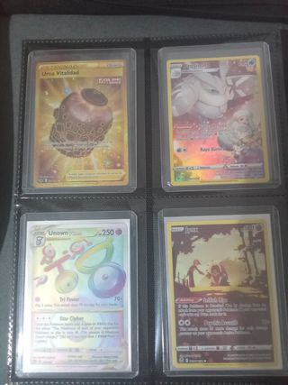 Cartas Pokémon: Frosmoth, Unown, Jynx, etc