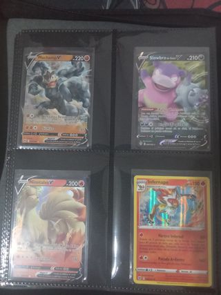 Cartas Pokémon: GreedentV, Mightyena, Palkia