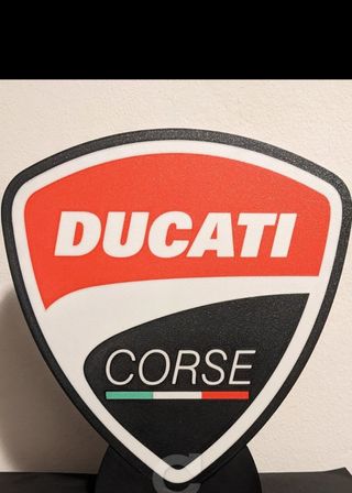 Logo Ducati Corse - Lampada LED