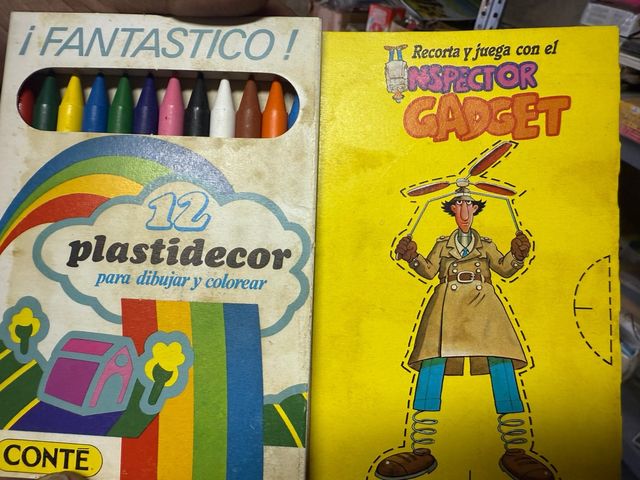 Plastidecor años 80 + Inspector Gadget