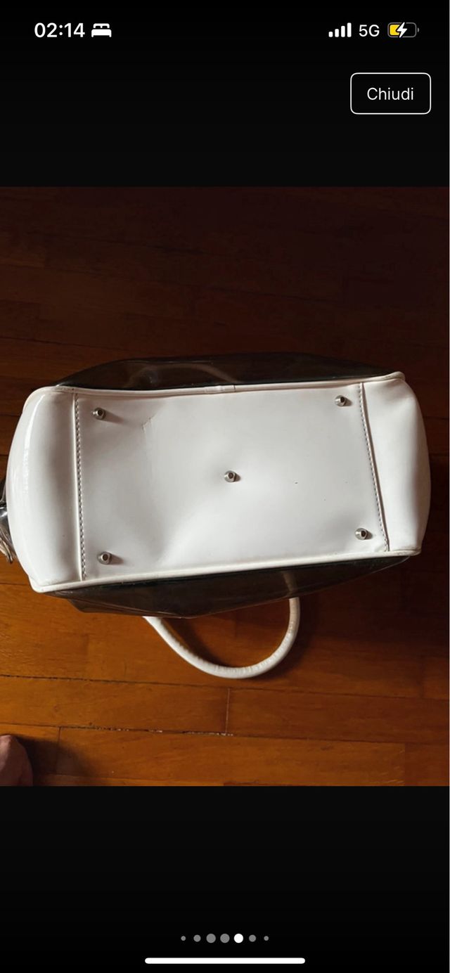 Blumarine: borsa shopping trasparenza