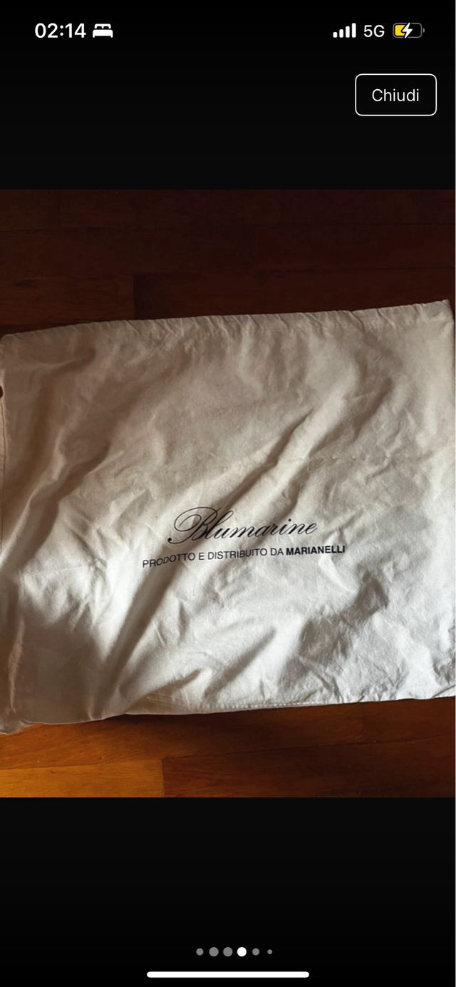 Blumarine: borsa shopping trasparenza