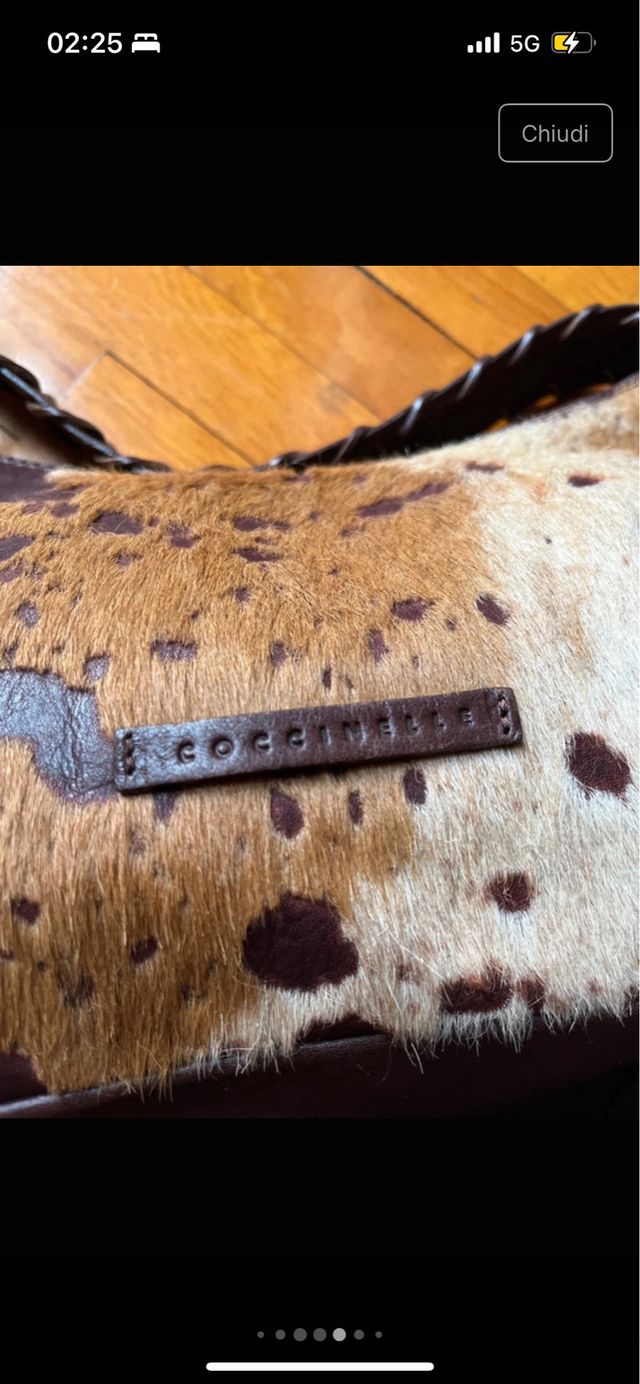 Coccinelle - Borsa in pelle bicolor