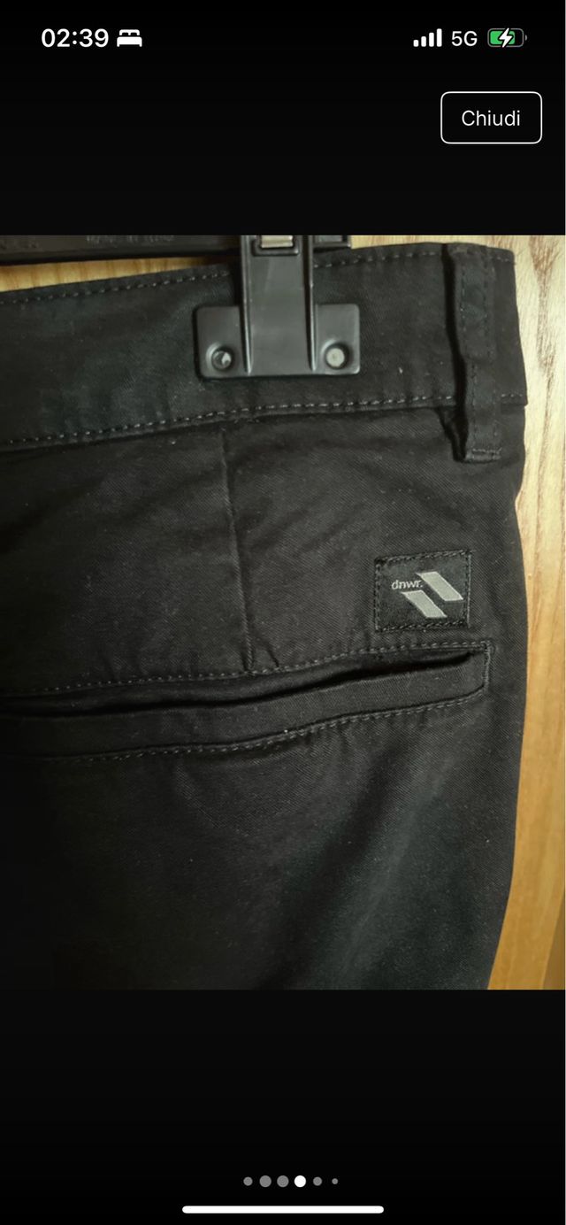 Pantaloni Uomo Neri Tg.L Zara