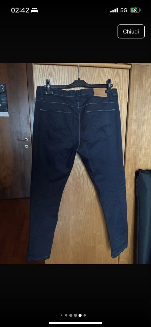 Pantaloni Uomo Regular Blu marca Cotton&Silk