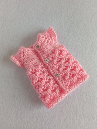 Vestido corto rosa con calados - Blythe