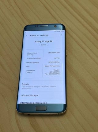 Samsung Galaxy S7 edge 32GB Azul libre 4G LTE