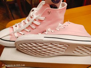 Converse altas rosa