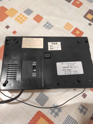 Radio despertador Oskar vintage