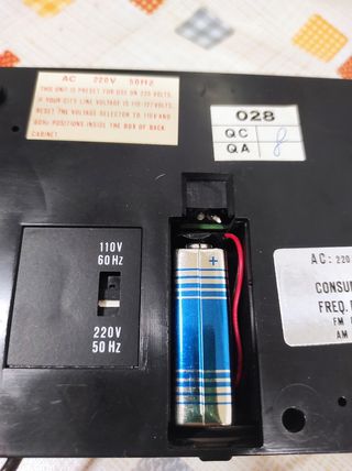 Radio despertador Oskar vintage